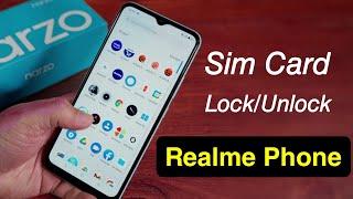 How to Lock & Unlock Sim Card on Any Realme Phone | Realme Phone me Sim Card Lock Kaise Kare