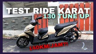 TEST RIDE + CHECKSOUND BEAT FI KARAT 130CC SPEC TUNE UP?! | RACING SPEC FOR DAILY !