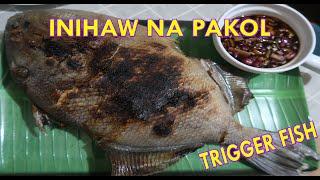 How to Grilled Trigger Fish | Inihaw na Pakol