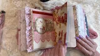 Antique Florals Vintage Shabby Chic junk journal for Kim