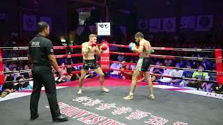 Javad PhuketTopTeam vs Sasha Siam Muay Thai Academy Muay Thai fight 9 Nov 2017