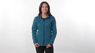 Port Authority Ladies Pique Fleece Jacket L222 With Custom Embroidery