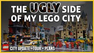 Lego City Update and Plans April 2022: The Ugly Side of My Lego City