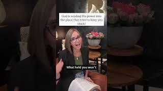 God is sending His power into the place that tried to keep you stuck! 
