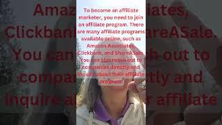 #3 of top 10 Affiliate Marketing questions answered  #shorts