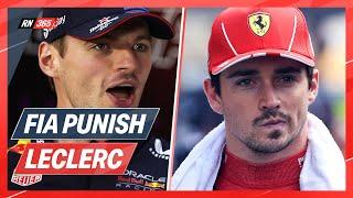 FIA Punish Leclerc As Verstappen Penalty Confirmed | F1 Update