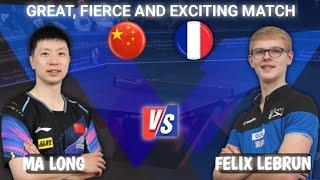 FierceMatch‼️Felix Lebrun vs Ma long WTT Champions Frankfurt