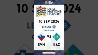 Slovenia VS Kazakhstan #uefa #nationsleague #2024 #slovenia #kazakhstan #doubleevideo