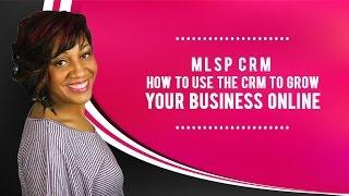 MLSP CRM - How To Use The CRM To Grow Your Business Online