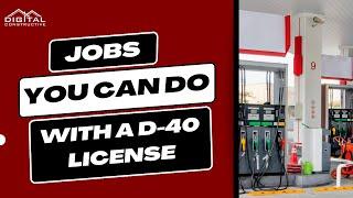 Gas Station Contractor License! Jobs You Can Do With a D-40 License in California! CSLB Review