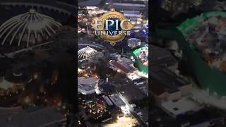 Epic Universe Nighttime Footage and Ride Testing #epicuniverse