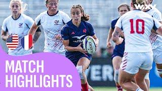 France FLOURISH in Langley! | USA v France | Highlights | WXV 1