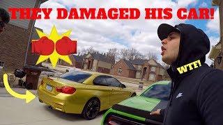 HATERS DAMAGED MY FRIEND'S CAR!! **WTF**