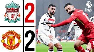 Manchester United vs Liverpool 2-2 Dramatic Draw at Anfield | Premier League Highlights & Goals 2025