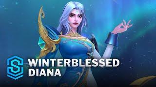 Winterblessed Diana Wild Rift Skin Spotlight