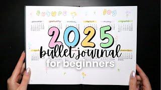 Simple Bullet Journal Setup | 2025 Bullet Journal For Beginners