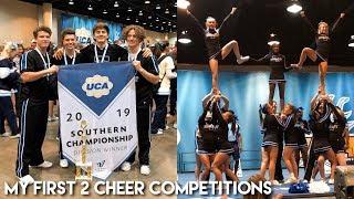 MY FIRST 2 CHEER COMPETITIONS | Samuel Alvarez