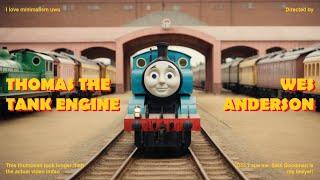 Thomas the Tank Engine Directed by Wes Anderson (Ai Generated)