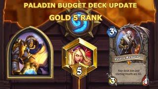 Updated Paladin Deck With Prince Renathal - Got Me To Gold 5 Rank