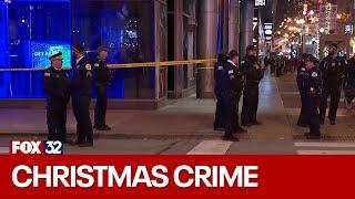 Chaos erupts in downtown Chicago following weekend holiday celebrations