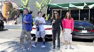 Jennifer Garner and Ben Affleck with their children gather for ice cream after J.Lo's divorce