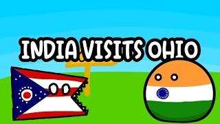 INDIA VISITS OHIO | #countryballs