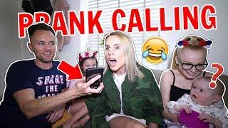 PRANK CALLING OUR FAMILY MEMBERS! | Family Fizz