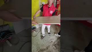 他们说技术到位，就能做到非常平整，你相信吗，#瓷砖不平 #成都家和装饰公司#成都陈学礼装饰 #贴砖工艺 #泥工贴砖