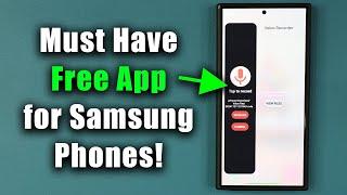 Must Have Free App for Your Samsung Galaxy Phones! - Powerful Tool