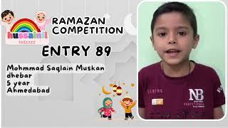 entry 89 -- Mohmmad Saqlain Muskan dhebar5 year Ahmedabad