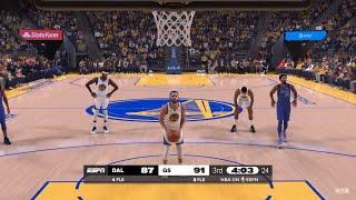 NBA 2K25 NBA Today | WARRIORS vs MAVERICKS FULL GAME HIGHLIGHTS