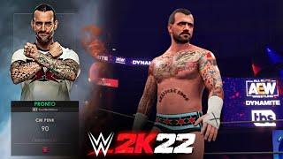 WWE 2K22: CM Punk Entrance & Finisher!