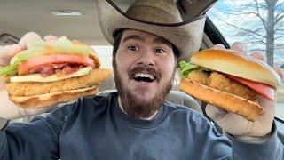 Dairy Queen Original Chicken Strip Sandwich and Spicy Chicken Strip Sandwich Review