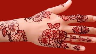 Unique Arabic mehndi design | Back Hand Mehndi Design |#sabamehndi