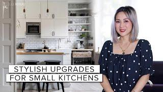 6 Stylish Upgrades for Your Small Kitchen (DIY + Rental-friendly!) SMALL SPACE SERIES