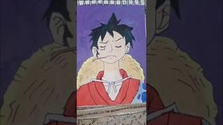 luffy  drawing by rk arts one piece #drawing #onepiece #luffy #edits