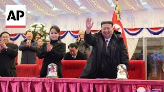 North Korea's Kim Jong Un and his daughter join New Year's celebrations in Pyongyang