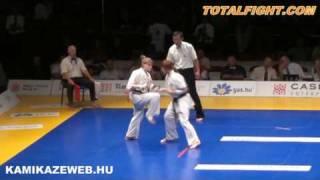 Maria Panova(W) vs. Maria Afanasyeva( L) - All Kyokushin World Tournament  2009 10.04.Budapest