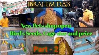 #ExoticBirdFarmVisit #Petsshop| Ibrahim Da's Exotic Bird's Farm Visit and new Pets shop open| Part-2