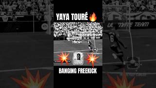 Yaya Touré Epic Freekick ️ #fc25 #shorts #freekick