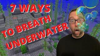 How to BREATHE UNDERWATER in minecraft