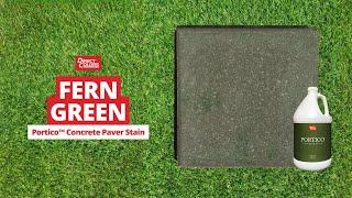 Fern Green Pavers Makeover Tutorial