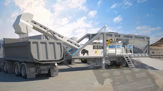 Bison ultra mobile concrete solution from SIMEM