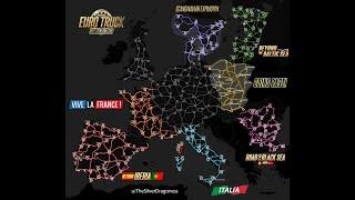 Live #12 Euro Truck Simulator 2 - Eastern Express Map