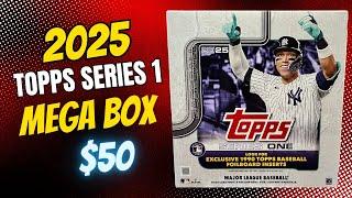 Mega Box 2025 Topps Series 1 Baseball Mega Box