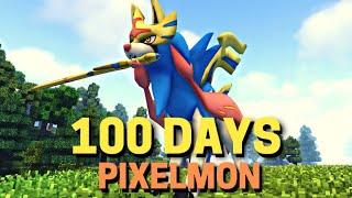 100 Days in Minecraft Pixelmon: Adventures into Paradise