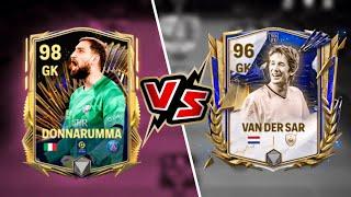 TOTS DONNARUMMA REVIEW FC MOBILE  BEST GOALKEEPER IN FC MOBILE || LION