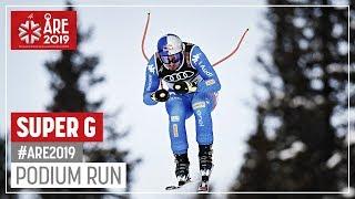 Dominik Paris | Gold Medal | Men's SuperG | Are | FIS World Alpine Ski Championships