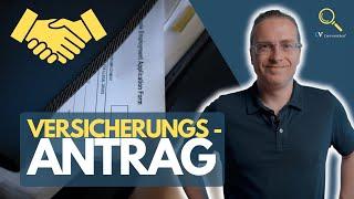 Angaben im Versicherungsantrag und ihre Bedeutung
