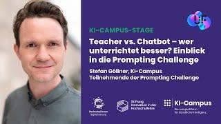 Prompting Challenge Teacher vs. Chatbot – wer unterrichtet besser? (Stefan Göllner) | U:FF 2024